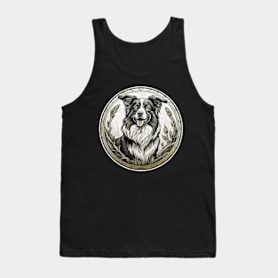 Border Collie dog Tank Top